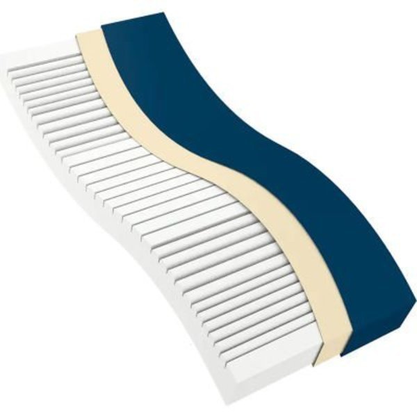 Dynarex DynaRest Multi Zone Foam Pressure Mattress, 80inL x 36inW x 6inH, Dynarex, Mfr#: 10420